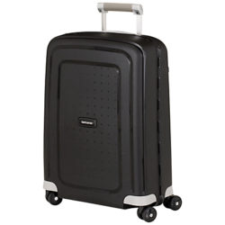 Samsonite S'Cure 4-Wheel 55cm Cabin Suitcase Black
